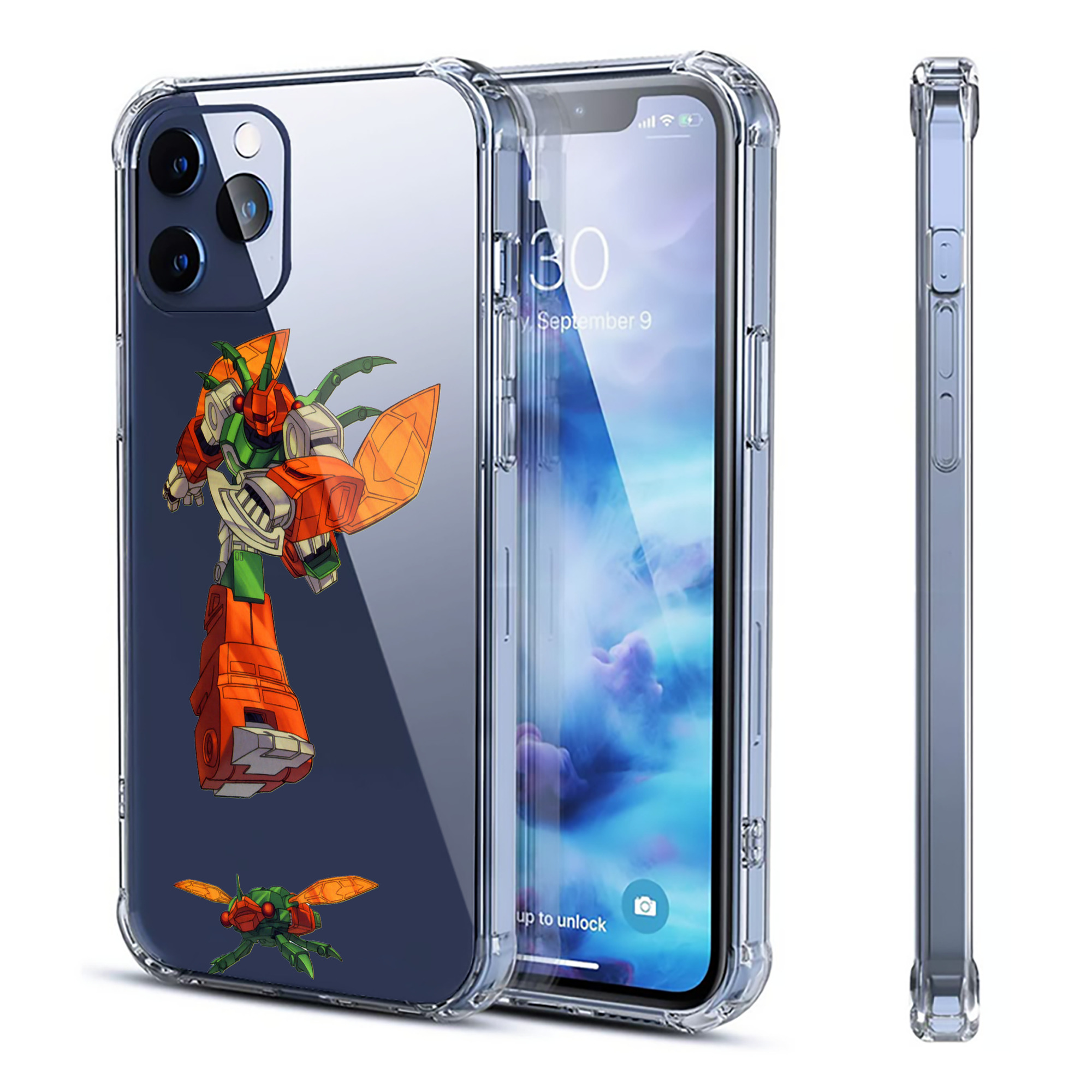 （画像用）  【iPhone 12シリーズ対応】透明スマホケース（クリアソフトケース）